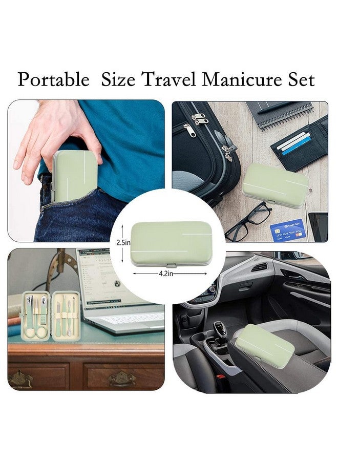 Aceoce Manicure Set Business Gifts Handheld Sized, Nail Clippers Set Tools with Luxurious Manicure Set Professional Stainless Steel Travel Case 8 in 1 for Men Women Teens Parents Colleagues and Partners  - Image 4
