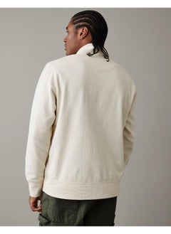 American Eagle Quarter-Snap Mockneck Pullover Sweatshirt  - Image 2