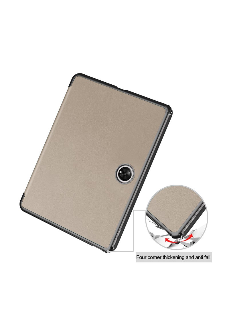 دبليو تيك حافظة جلدية ذكية قابلة للطي/الاستيقاظ التلقائي/النوم التلقائي لهاتف OnePlus Pad 2023 مقاس 11.61 بوصة ذهبي - Image 5