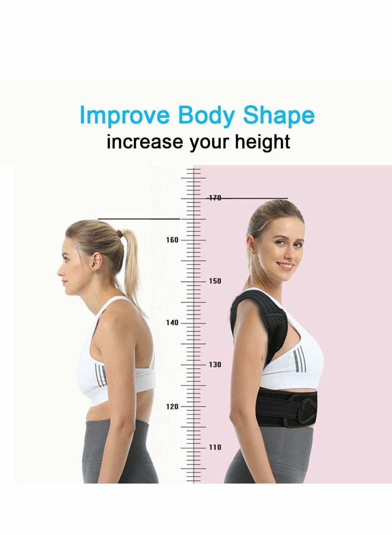 Y&D Posture Corrector for Women and Men, Adjustable Breathable Back Support Straightener - Image 3
