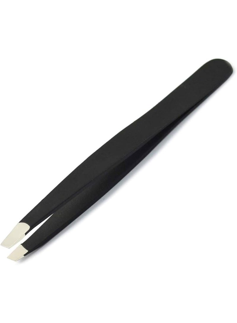 maya accessories1pcs Stainless Steel Tweezers Eyelash black - Image 2