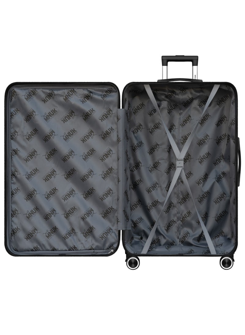 MNUK Destiny Carry-on Luggage | Hardside Soft Handle Trolley with TSA Lock | 360° 4 Wheeler| Cabin-20 Inch, Blue - Image 3