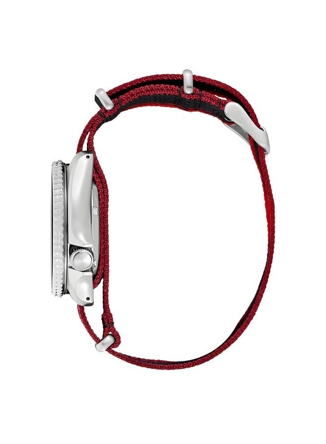 Seiko 5 Sports Special Edition Automatic Men’s Watch SRPK71, 42.5 mm Black & Red Dial, Nylon Strap, 100 m WR - Image 2