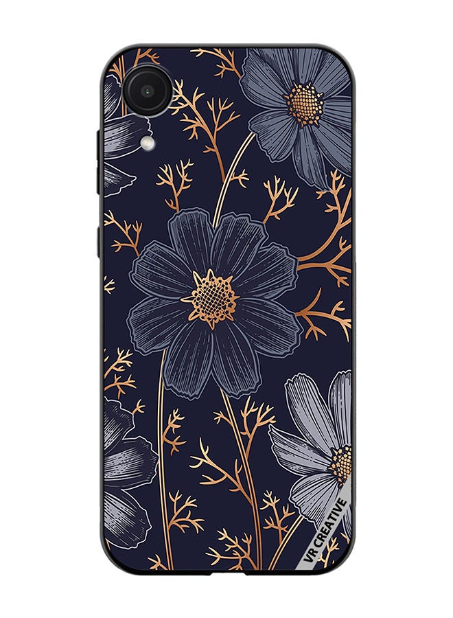 VR CREATIVE Protective Case Cover For Samsung Galaxy A03 Core Flower Design Multicolour - Image 1