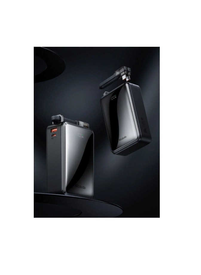 Mcdodo MC-0561 100W Digital Display 25000mAh 2C+1A Power Bank Built-in Cable - Image 2