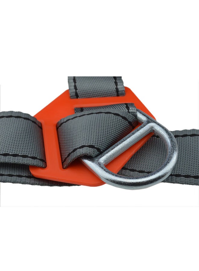 Golmud High-alude Work Safety Rope Set, Outdoor Climbing Rope, Fall Protection, Electrician Safety Belt, Wear-resistant, Full-body Safety Harness, Double Large Hooks + Shock Absorber Pack, D15 - Image 4