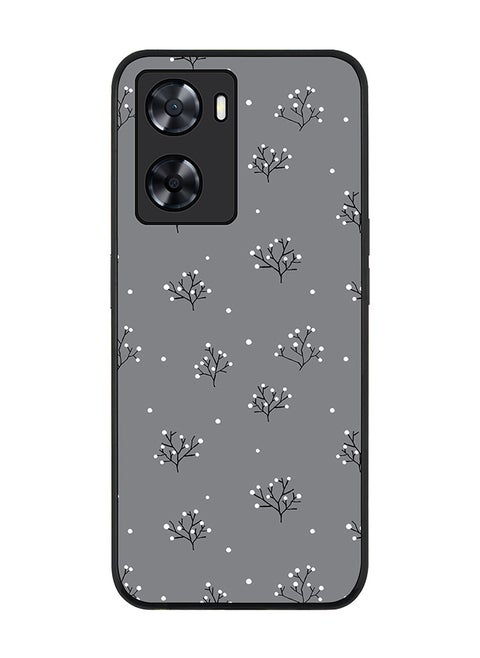 Rugged Black edge case for OnePlus Nord N20 SE Slim fit Soft Case Flexible Rubber Edges Anti Drop TPU Gel Thin Cover - Winter Splinter