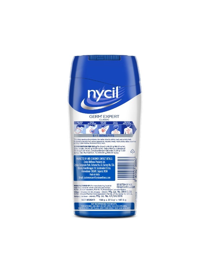 Nycil Germ Expert Powder - Classic 150 g (Get 25% Extra) - Image 2