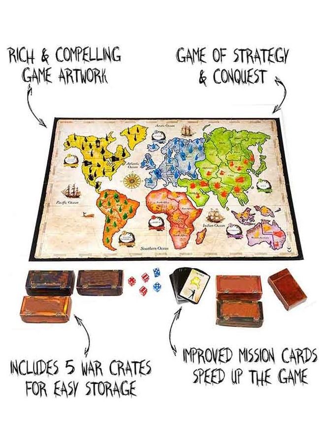 Risk Strategic Conquest Board Game - Image 2