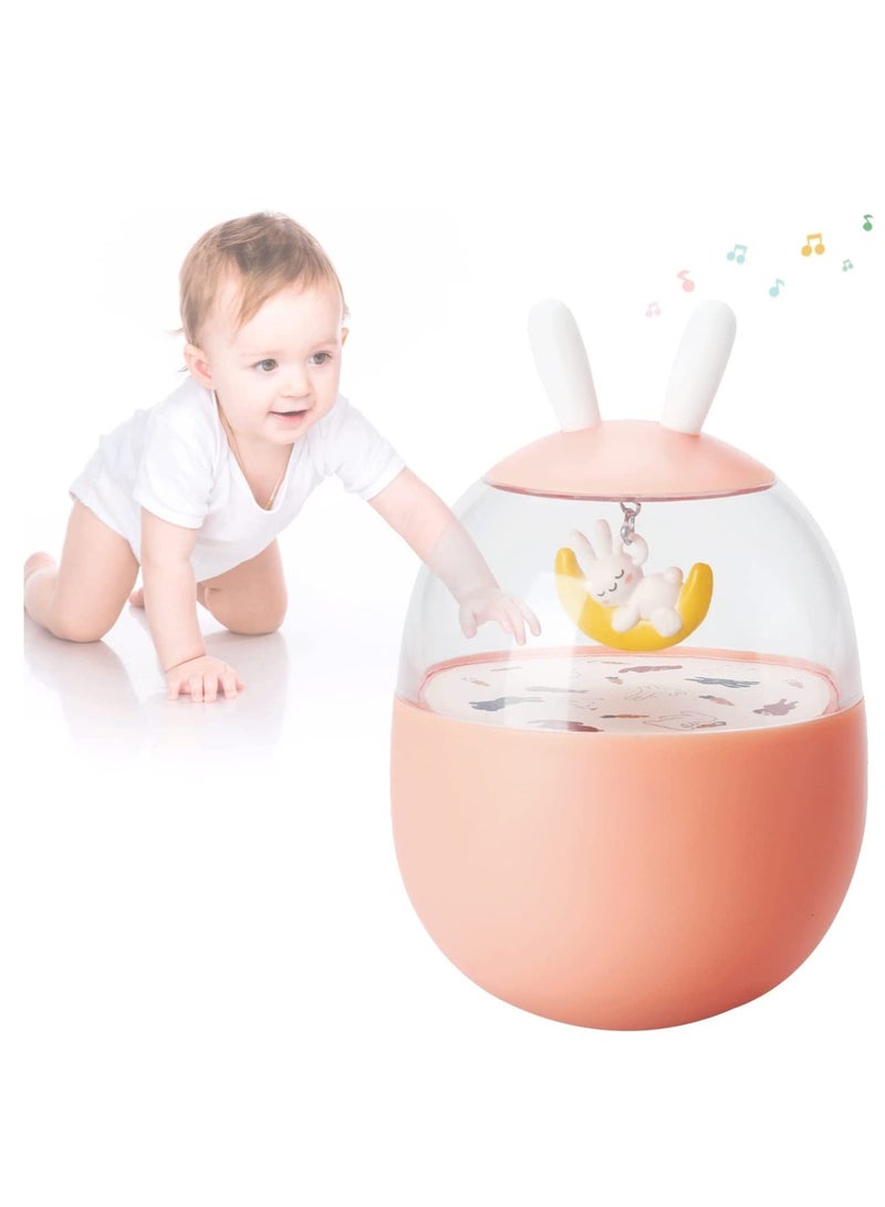 Excefore Tumbler Toy for Baby, Roly Poly Toys(Pink) - Image 1