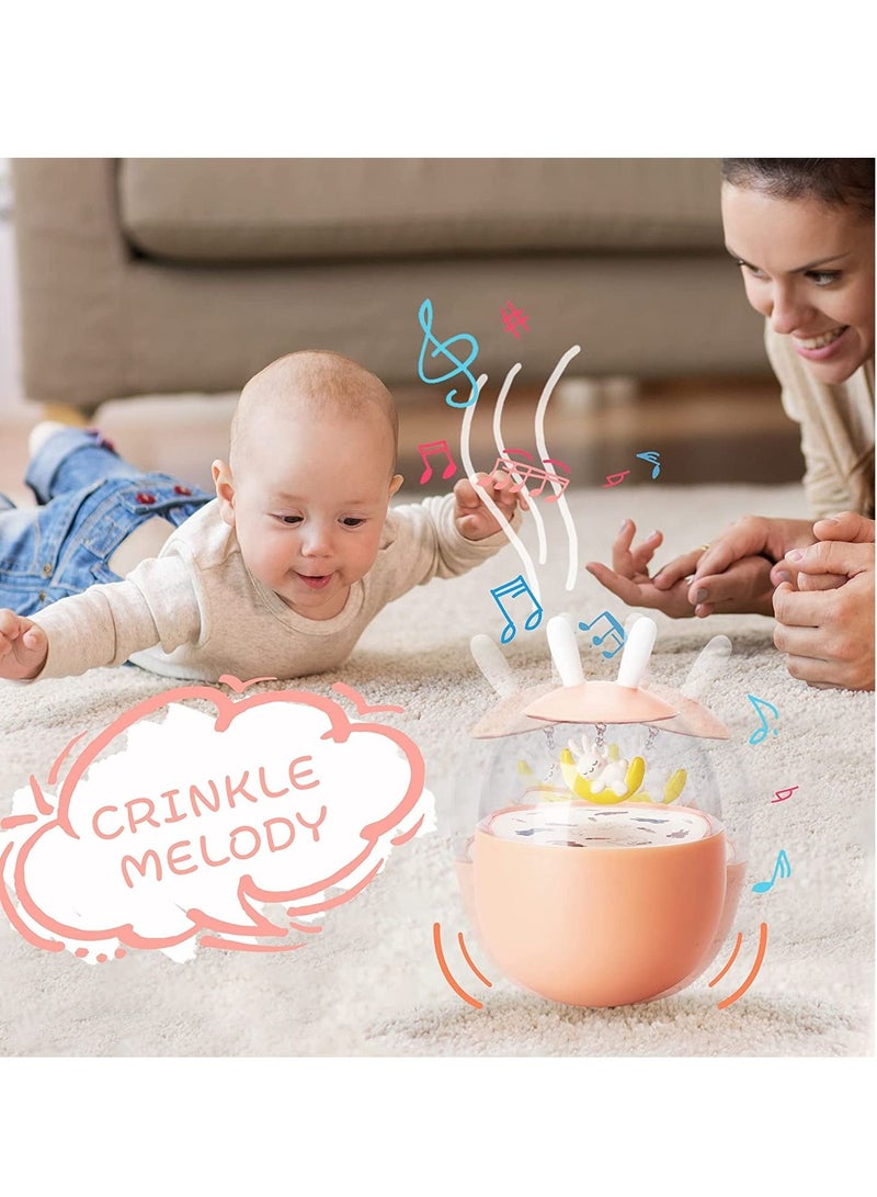 Excefore Tumbler Toy for Baby, Roly Poly Toys(Pink) - Image 5