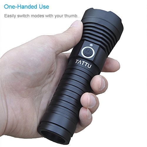 TATTU U3 UV Flashlight Rechargeable 395nm Black Light Torch Blacklight 10W Ultraviolet LED Lamp with Micro USB Charging Cable - Image 3