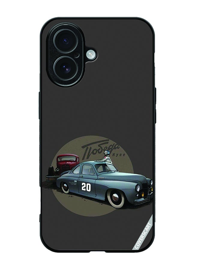 Protective Case Cover For Apple iPhone 17 Thosega Design Black