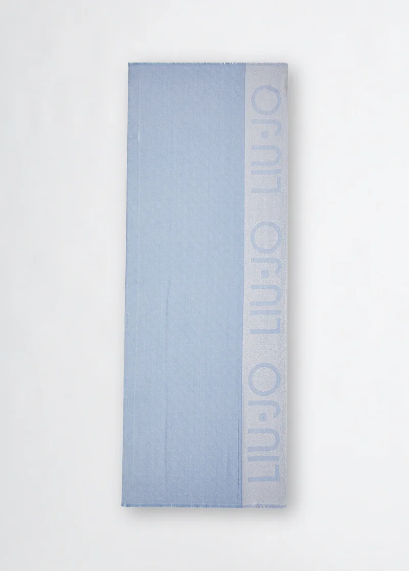 Liu Jo Jacquard stole with logo