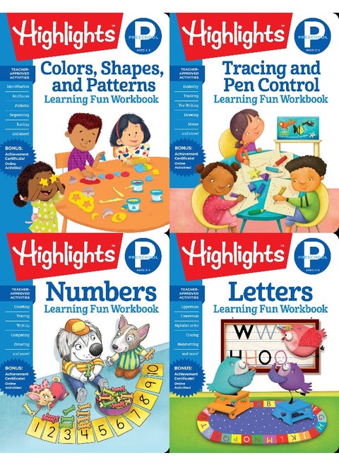 Highlights Preschool Learning Workbook Pack