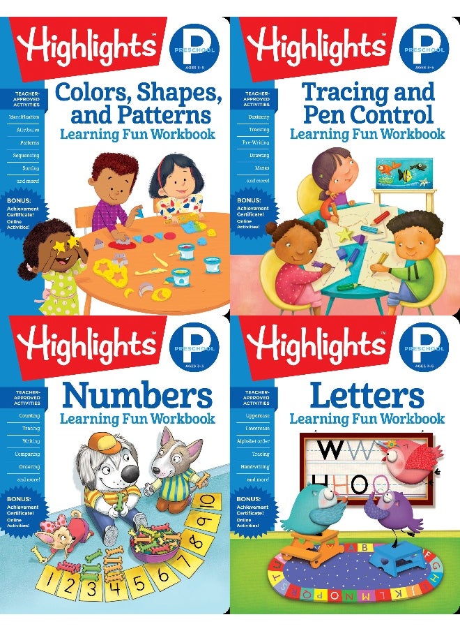 null - Highlights Preschool Learning Workbook Pack - Image 1