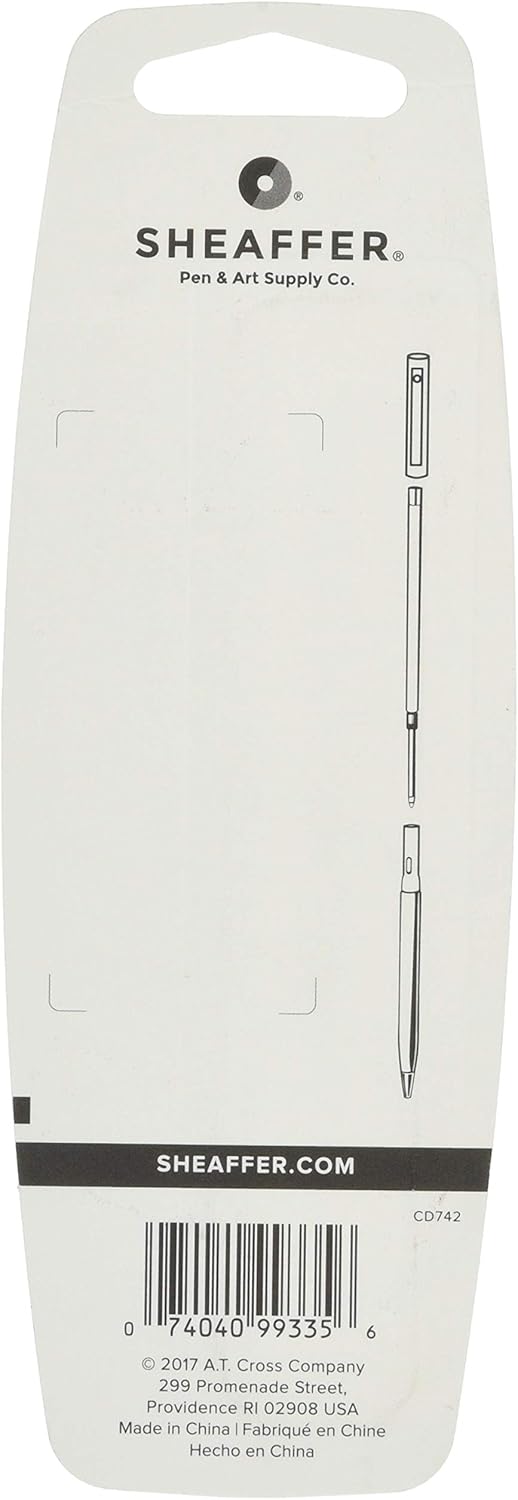 SHEAFFER شيفر بالبوينت إعادة تعبئة ك ستايل أسود متوسط بطاقة بلاستيكية - Image 2