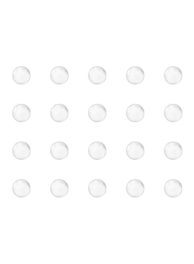 uxcell 3mm Solid Round Clear Glass Ball Boiling Stones Soda Lime Glass Beads 500pcs - Image 1