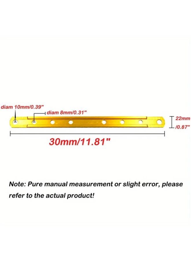 Universal Motorcycle Flat Bar Extension Bracket Golden 1pc Thick Exhaust Pipe Hanger Adjusting Bracket Multifunctional Bracket - Image 2