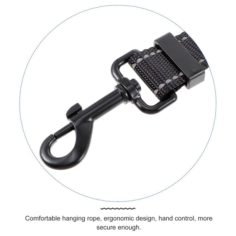 Dual Dog Leash For Two Pets Nylon Rope With Clasp For Medium Large Breeds - Image 4