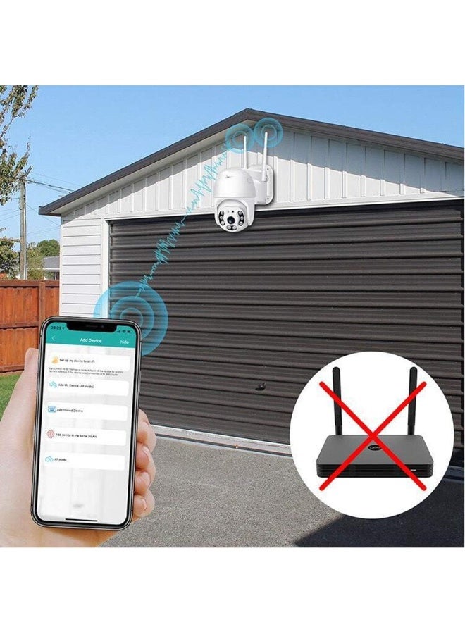 YUNSYE Outdoor Dome IP Camera 5.0MP WiFi Security Camera with Pan Tilt, Color Night Vision, Two-Way Audio, Motion Detection, Waterproof, Free APP for Android/IOS，With 64G Card - Image 4