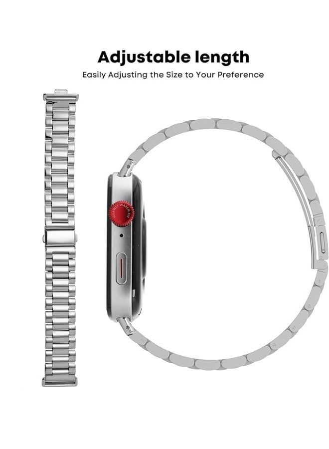 Metal Bracelets Compatible with Huawei Watch Fit 4/4 Pro/Fit 3 Bracelet, Stainless Steel Replacement Strap  For Huawei Fit 4/3 Watch Strap  For Women Men - Image 2
