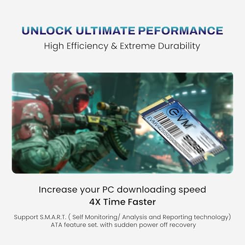 EVM 512GB M.2 NVMe SSD 2242 | PCIe Gen3 Internal Solid State Drive | 2000MB/s Read | 900MB/s Write | High Speed Storage | Shock Resistant | Laptop & Desktop Compatible | 5 Year Warranty(EVMNV42/512GB) - Image 5