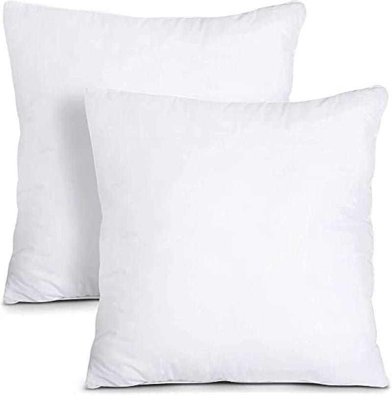FASHIONFY فاشونفاي® وسادة فاخرة حشو عبوة من 2 - 18" × 18" وسادة داخلية من الألياف المجوفة - Image 1