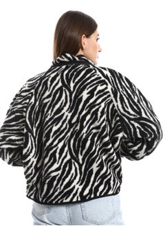 Tiger jacket with two snaps, black & white - pzsku/Z8EB8E5230D8475EFE278Z/45/_/1709557542/1d337219-713c-4f54-bd22-187a1bf34ebd