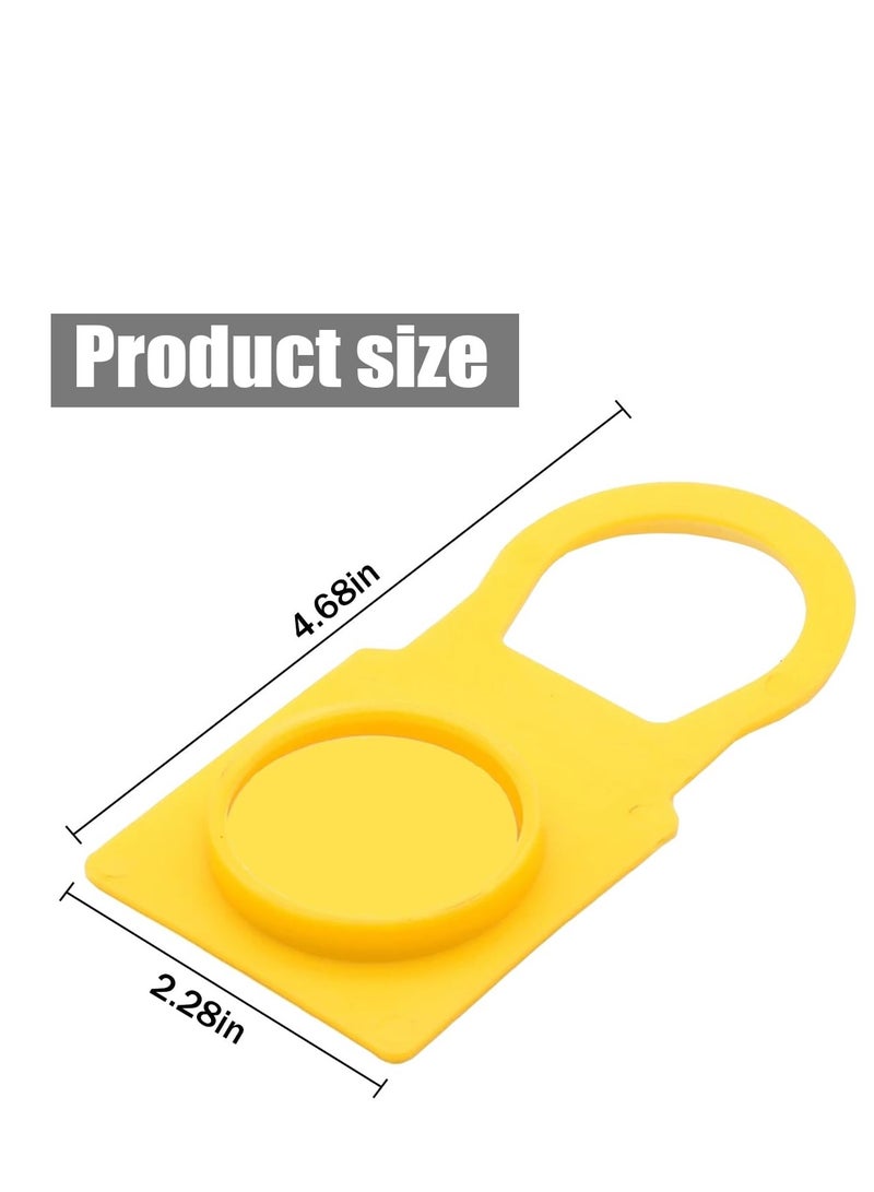 Engine Coolant Reservoir Caps, Coolant Cap Replacement, Coolant Recovery Tank Cover, with Sponge Pad, Compatible with Many Car Models, Replaces OEM#55111074AA 52079331