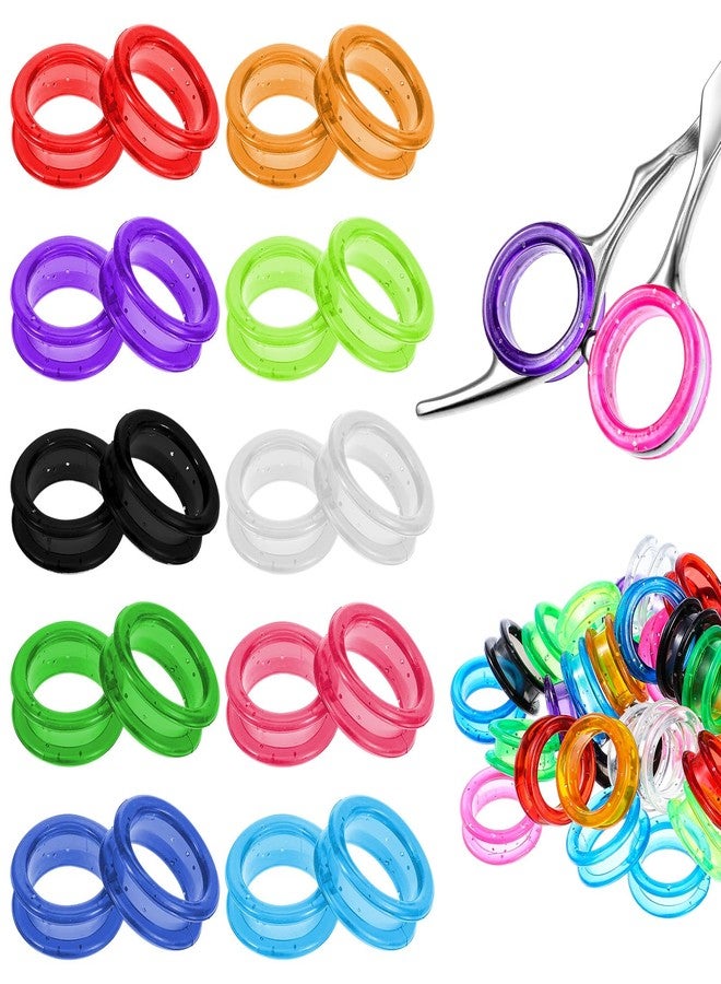 ولهيف 30 قطعة من حلقات الأصابع المصنوعة من السيليكون للمقص، مع حشوات ناعمة للإبهام، لحماية أصابع الحيوانات الأليفة أثناء قص شعرها، وحلقات أصابع للمقص، ومقابض حلاقة لقص شعر الكلاب، وإكسسوارات الحلاقة. - Image 1