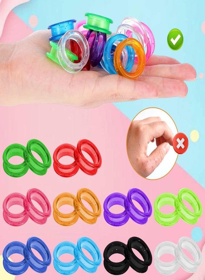 ولهيف 30 قطعة من حلقات الأصابع المصنوعة من السيليكون للمقص، مع حشوات ناعمة للإبهام، لحماية أصابع الحيوانات الأليفة أثناء قص شعرها، وحلقات أصابع للمقص، ومقابض حلاقة لقص شعر الكلاب، وإكسسوارات الحلاقة. - Image 5