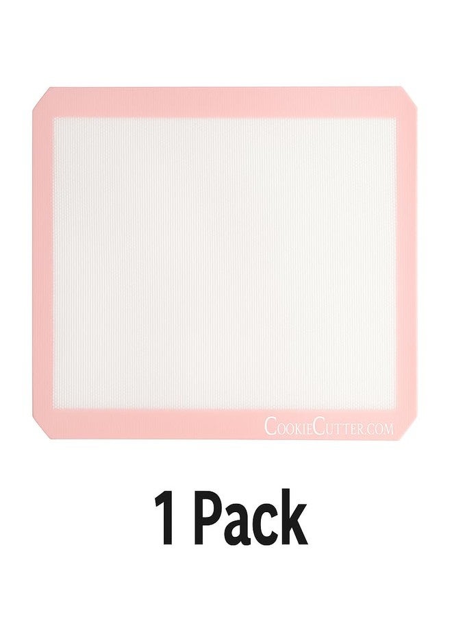 CookieCutter.com 16.5"x11.5" Pink Silicone Baking Mat - Reusable Nonstick Baking Sheet - Sandy Pink (Single) - Image 2