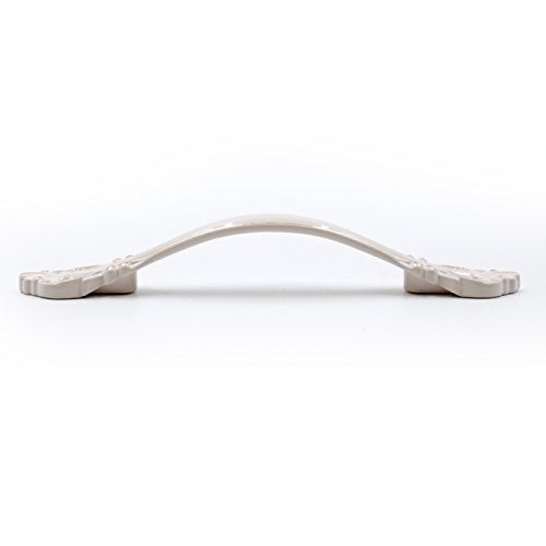 Jetland Cabinet Hardware Handle Pull - 5-Pack, Ivory White, 3" (76mm) Hole Centers, PW8803W76 - Image 4