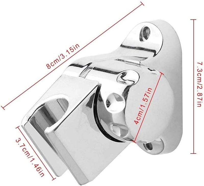 Luckam Bathroom Showers Holder, 30° Adjustable Shower Head Holder Wall Mounted Handheld Shower Head Bracket for Home Bathroom Accessories - Image 2