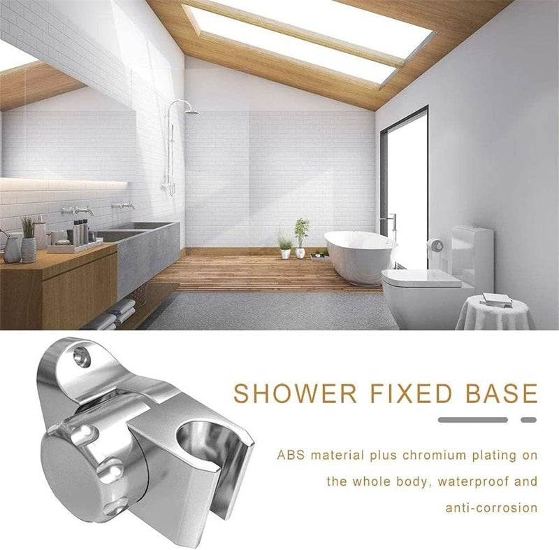 Luckam Bathroom Showers Holder, 30° Adjustable Shower Head Holder Wall Mounted Handheld Shower Head Bracket for Home Bathroom Accessories - Image 5