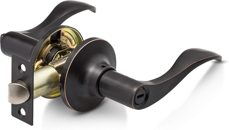 Berlin Modisch Privacy Lever Door Handle - Oil Rubbed Bronze - Image 5