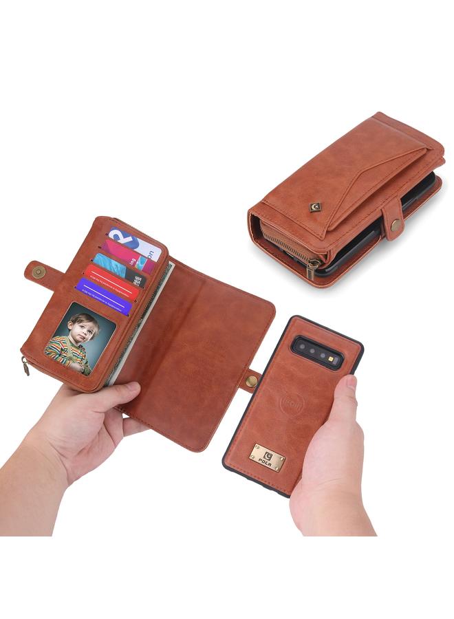 S-TOP Case For Samsung Galaxy S10+ Multi-functional Zipper Wallet Leather Phone Case - Image 4