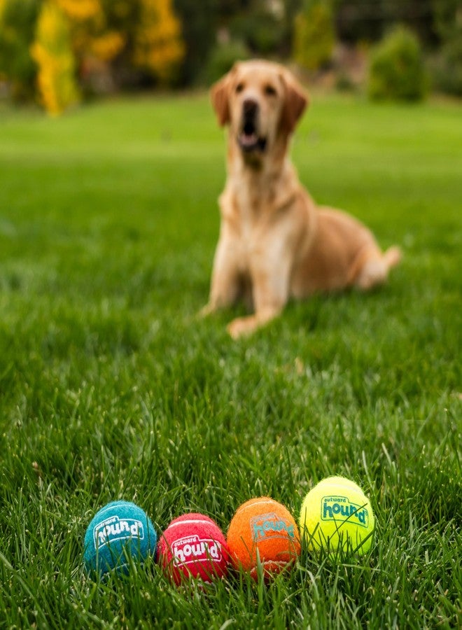 Outward Hound Squeaker Ballz 4-Pack Tennis Ball Dog Toys with Squeaker, Interactive Fetch Play for Pets Under 50 lbs, Training Balls for Indoor & Outdoor Exercise, Medium, 2.5-inch - Image 5