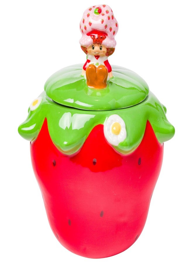 سيلفر بوفالو برطمان صغير منحوت من السيراميك على شكل كعكة فراولة من سيلفر بافالو - Image 1