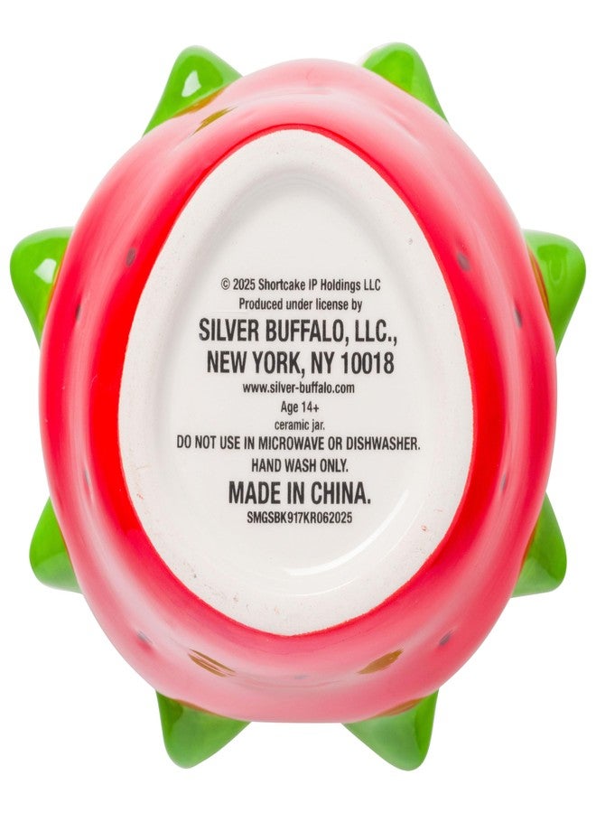 سيلفر بوفالو برطمان صغير منحوت من السيراميك على شكل كعكة فراولة من سيلفر بافالو - Image 3