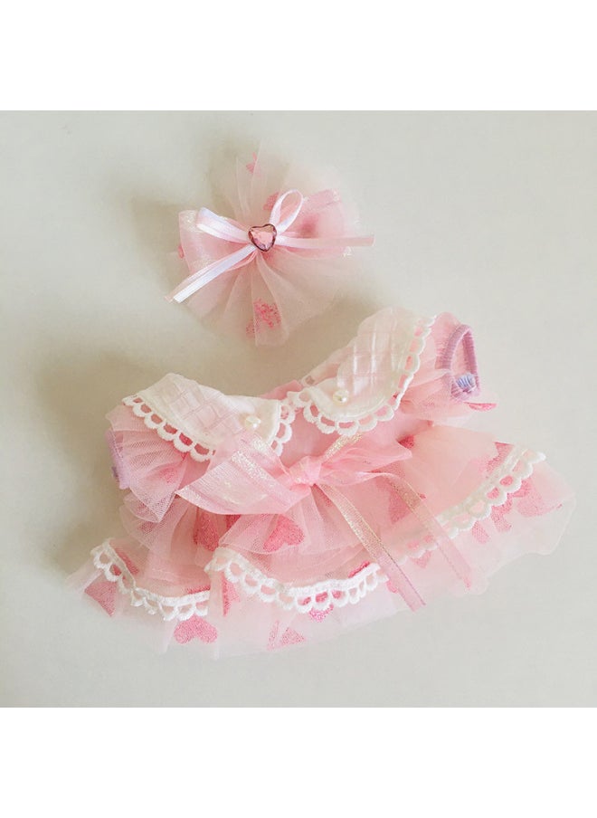 Generic - Attribute 20 Dressing Clothes Dressing Human Figure Replaceable Doll Plush 20cm Doll No Cm Cotton-Specifications:Flower Fairy Love Gauze Skirt + Hairpin-Color:Suitable For 20cm Cotton Dolls - Image 1