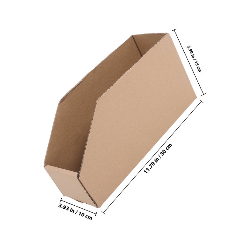 Corrugated Boxes for Storage and Moving, Durable Cardboard Bins with Easy Assembly - Image 2