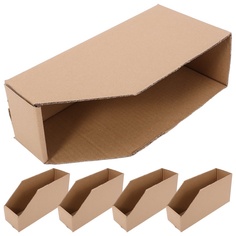 Corrugated Boxes for Storage and Moving, Durable Cardboard Bins with Easy Assembly - Image 4