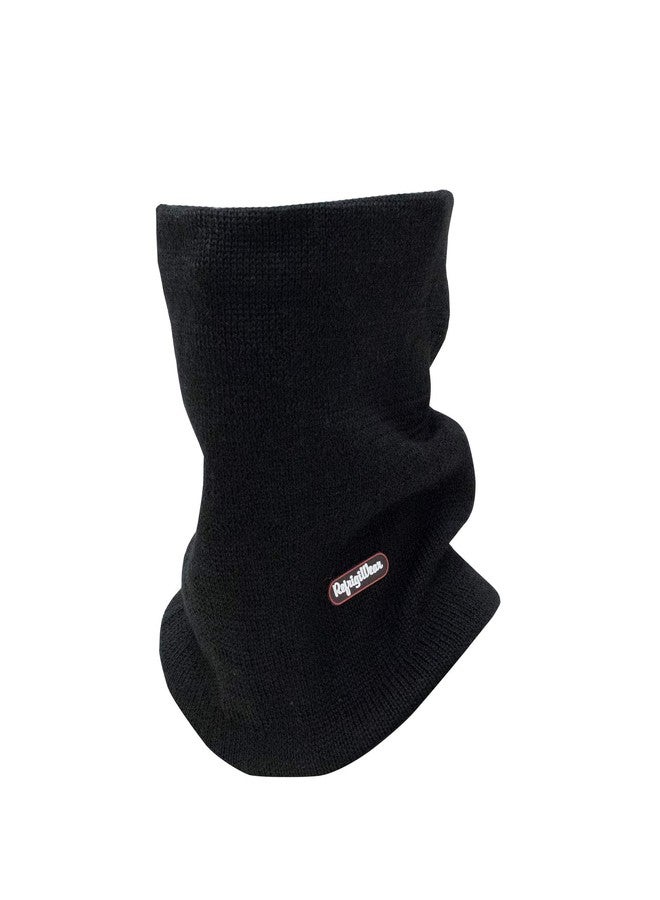 RefrigiWear Double Layered Soft Wool Blend Neck Gaiter (Black, One Size Fits All) - Image 1