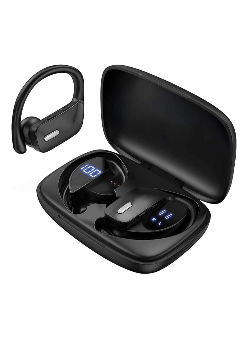 general Wireless Earbuds , Bluetooth Headphones 48H In-Ear Playback Headphones Waterproof with Microphone LED Display for Sports Running Exercise - Image 1