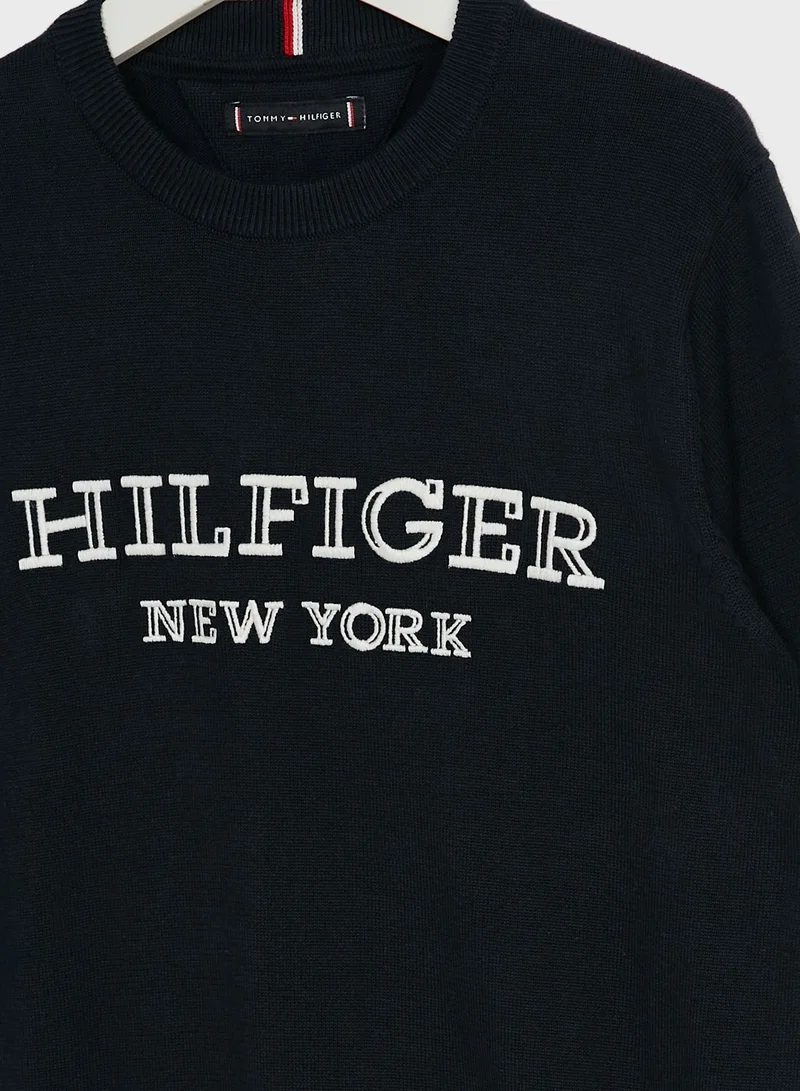 TOMMY HILFIGER Youth Logo Sweater