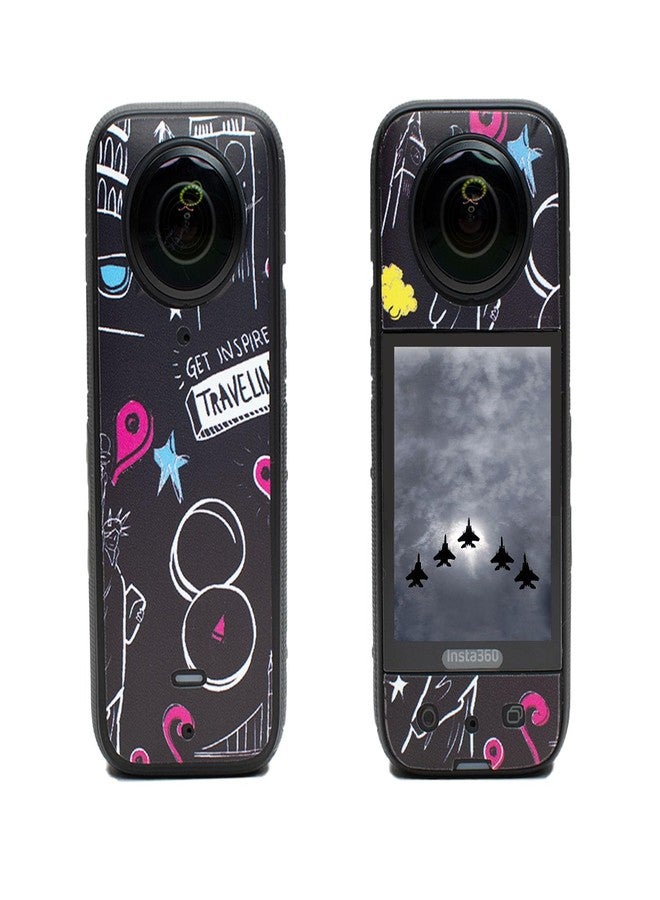 اكشن برو غطاء مقاوم للماء لكاميرا Action Pro، متوافق مع كاميرا Insta-360 X3 Action Camera (متعدد الألوان 2) - Image 1