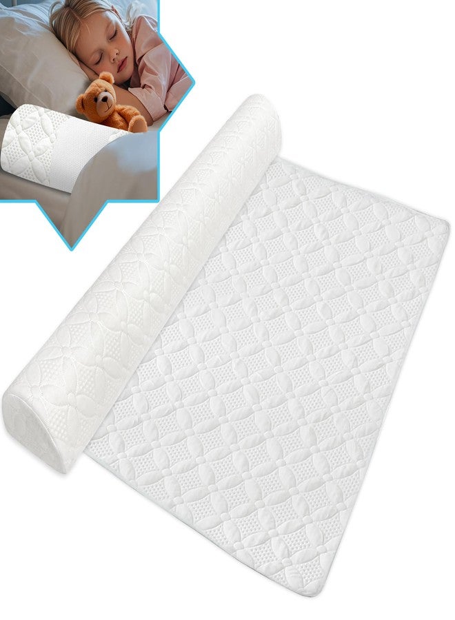 Asatdd Waterproof Bed Rail for Toddlers, Bed Guard Rail, Soft Memory Foam Toddler Bed Bumper for Twin, Full, Queen, King Beds with Washable Cover, 1 Pack - Image 1