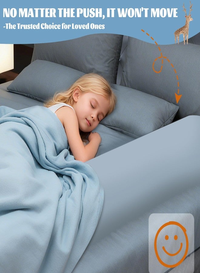 Asatdd Waterproof Bed Rail for Toddlers, Bed Guard Rail, Soft Memory Foam Toddler Bed Bumper for Twin, Full, Queen, King Beds with Washable Cover, 1 Pack - Image 5
